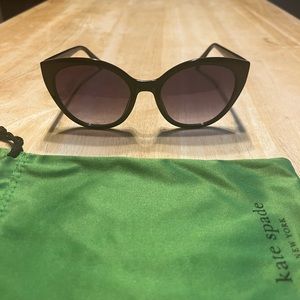 Kate Spade Black Samantha Sunglasses